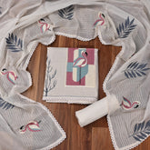 Mul Cotton White Unstitched Suit